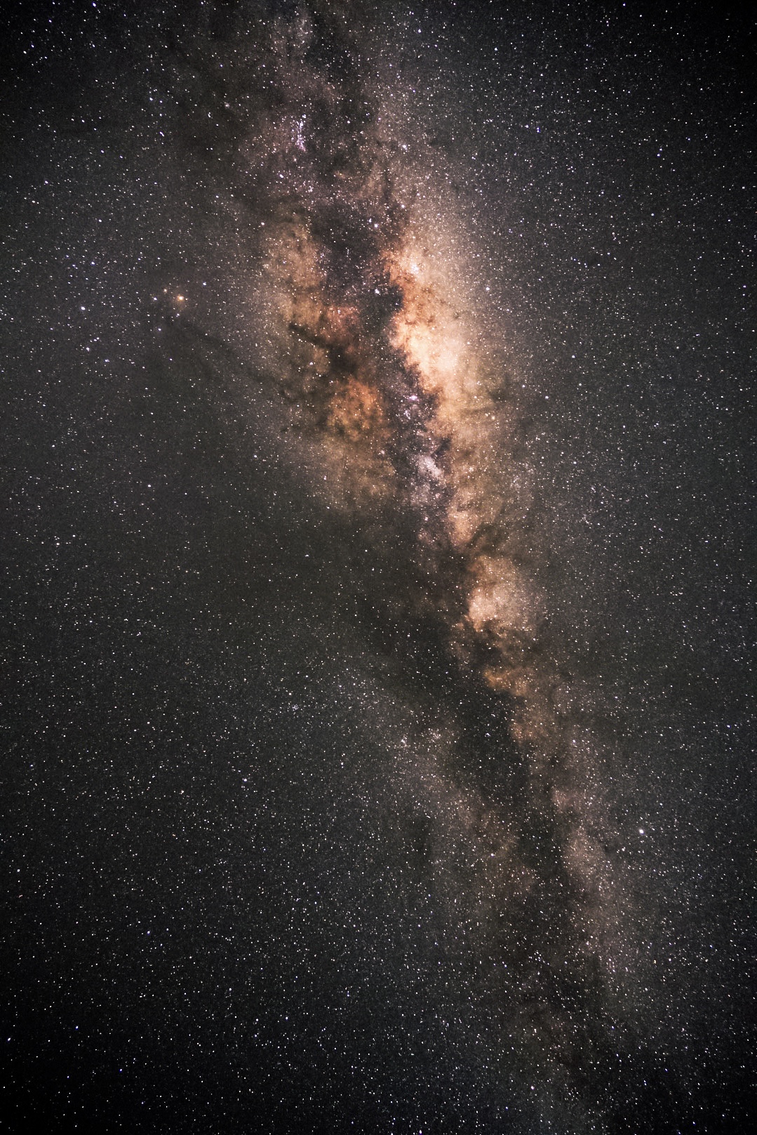 Cielo estrellado sobre el altiplano boliviano.